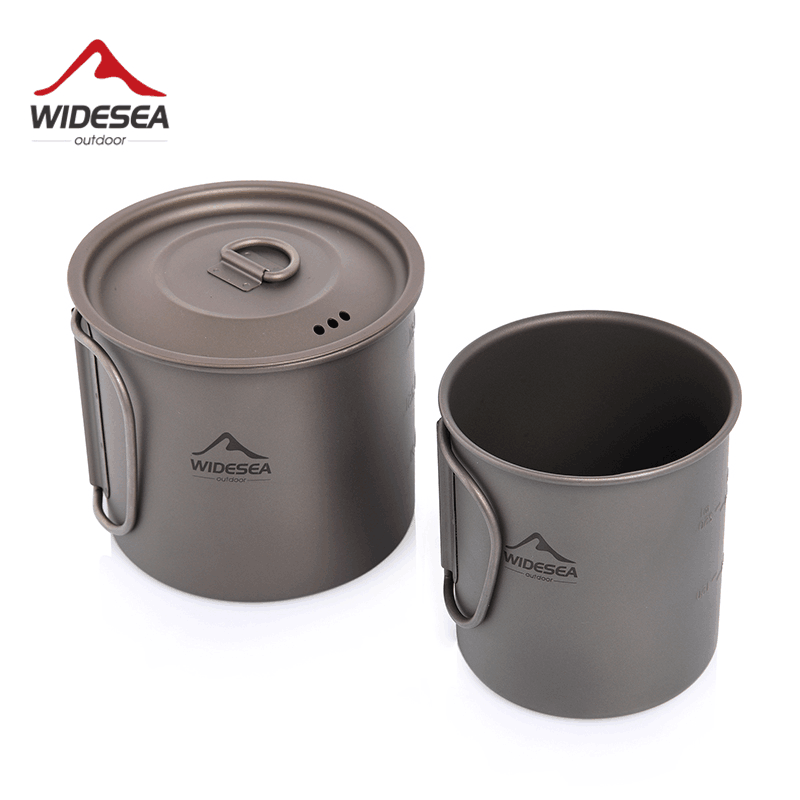 Camping Cooking Trangia - Kubek kempingowy Widesea, tytanowy kubek, naczynia