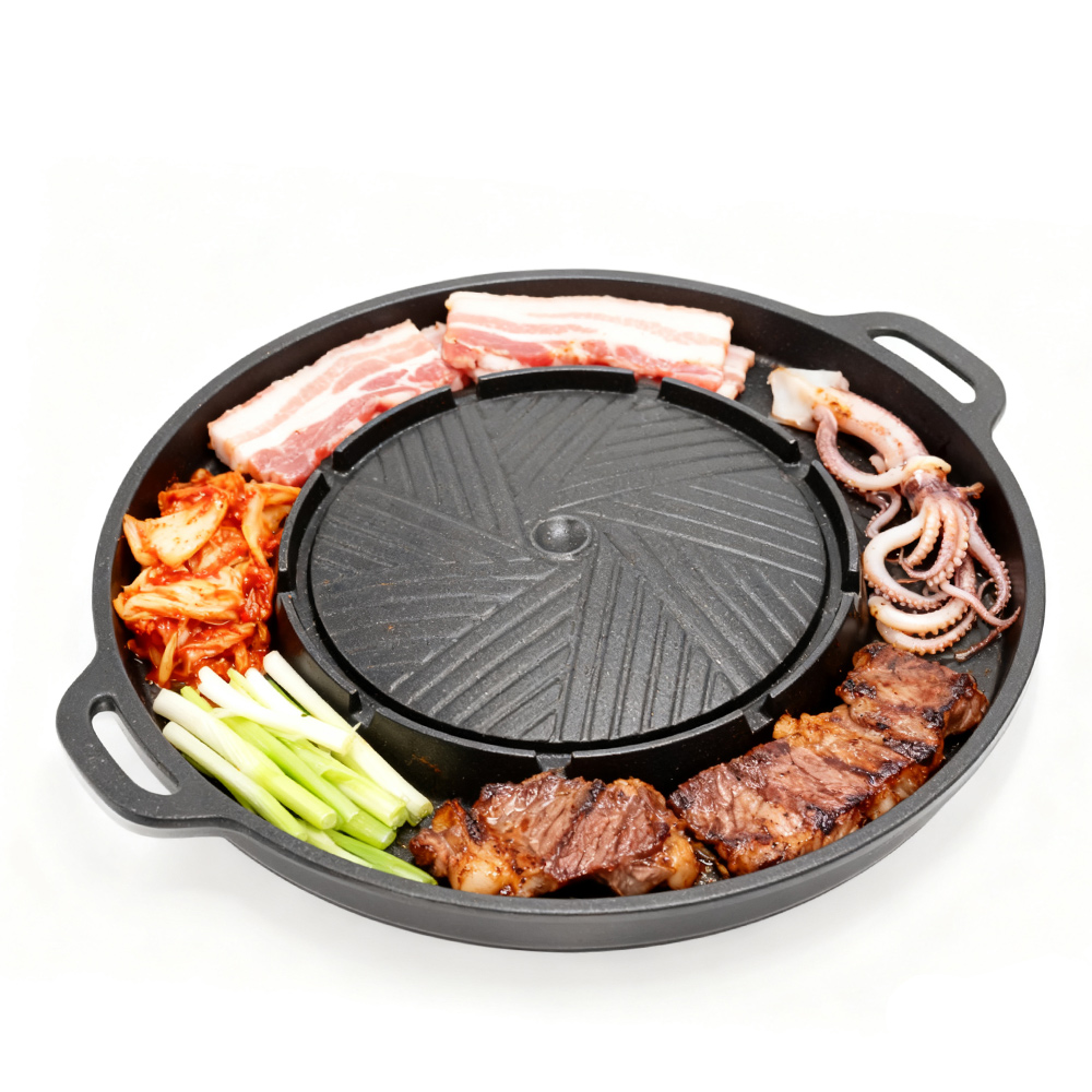 Camping Cooking Survival - KOSUN Koreańska Patelnia do Grillowania BBQ