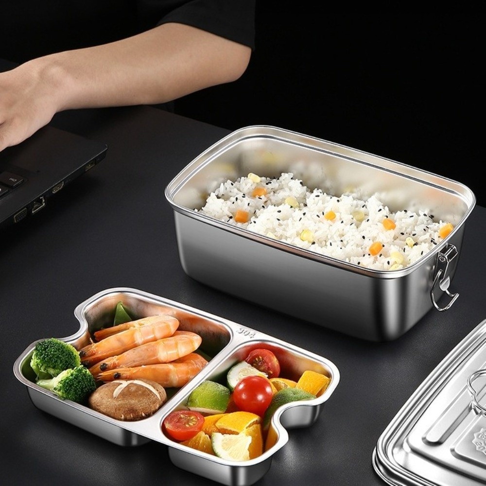Camping Cooking Heater - Dwuwarstwowy pojemnik na lunch ze stali