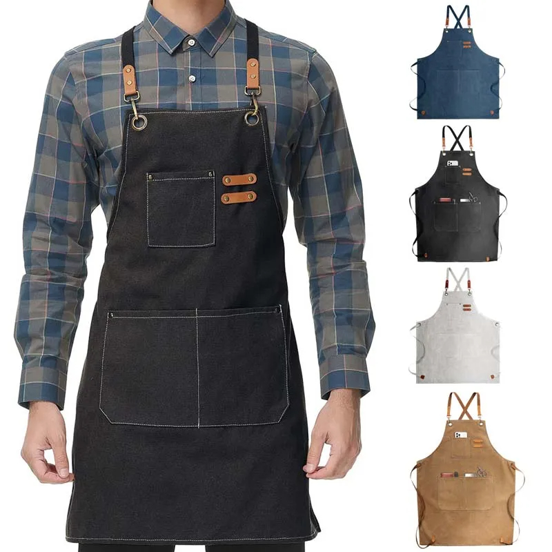 Camping Cooking Apron - Fartuch płócienny do użytku domowego Olejoodporny