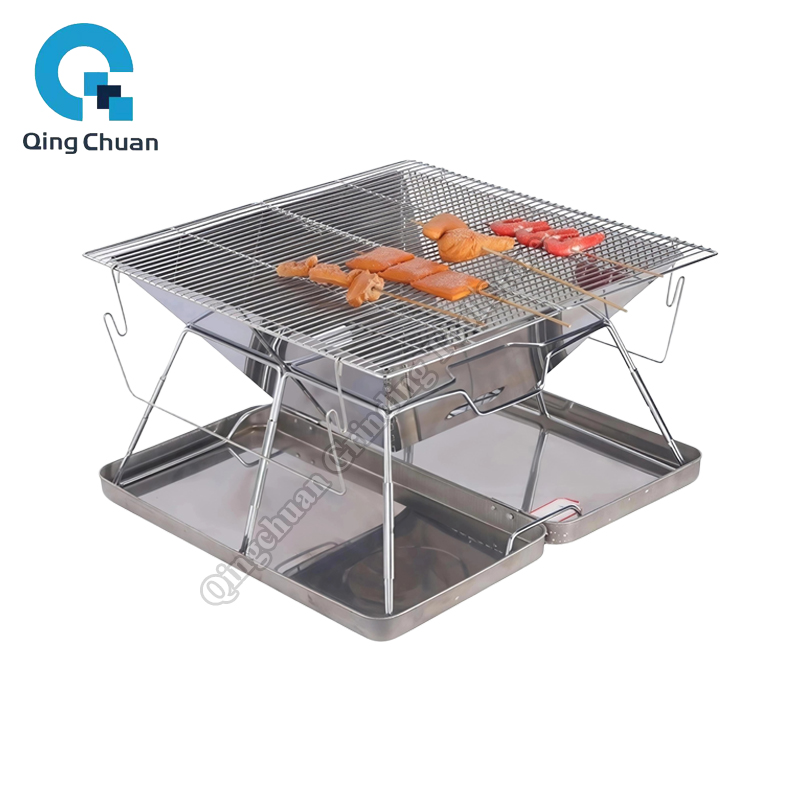Camping With Cooking - Grill kempingowy, piec na węgiel drzewny,