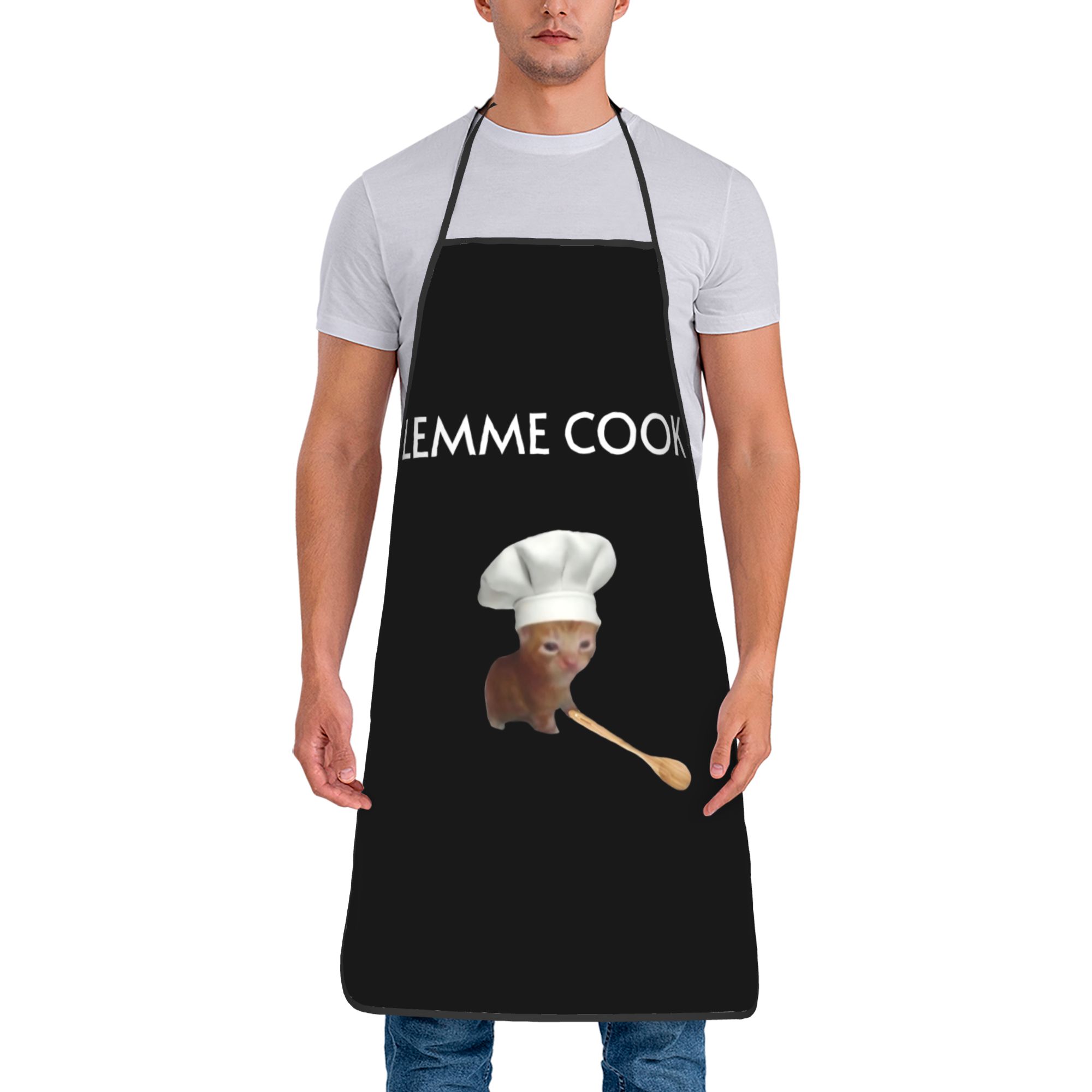 Camping Cooking Apron - Kucharz Kotek Mem Lemme Fartuch Kuchenny