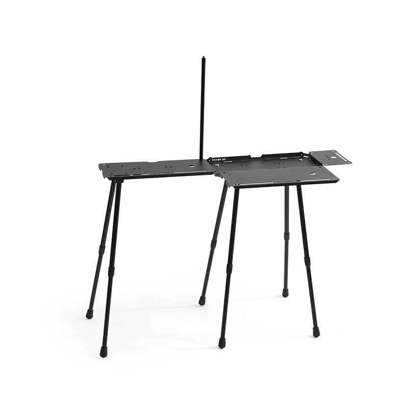 Camping Cooking Table With Storage - Składany stolik kempingowy ze stojakiem na