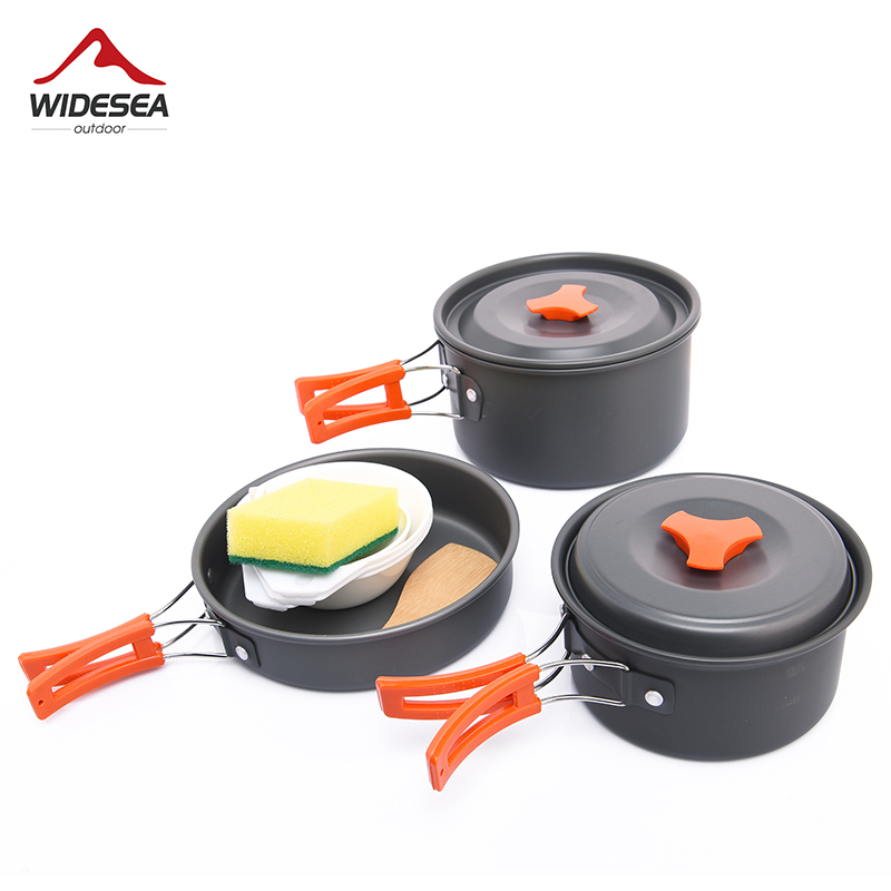 Camping Cooking Trangia - Widesea Camping Outdoor Cookware Set Zastawa