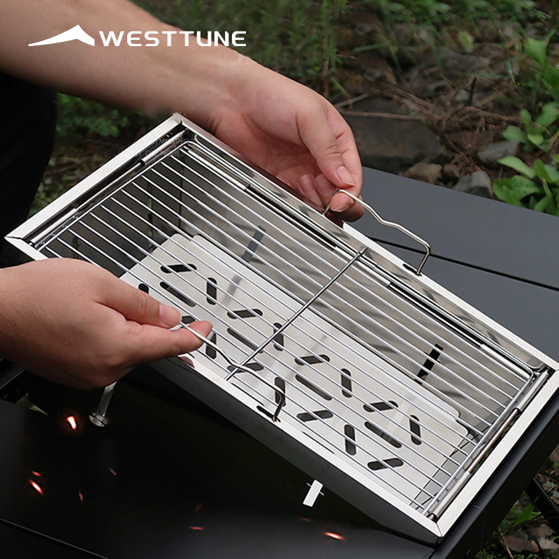Camping Cooking Burner - WESTTUNE IGT Grill Barbecue Składany Piec