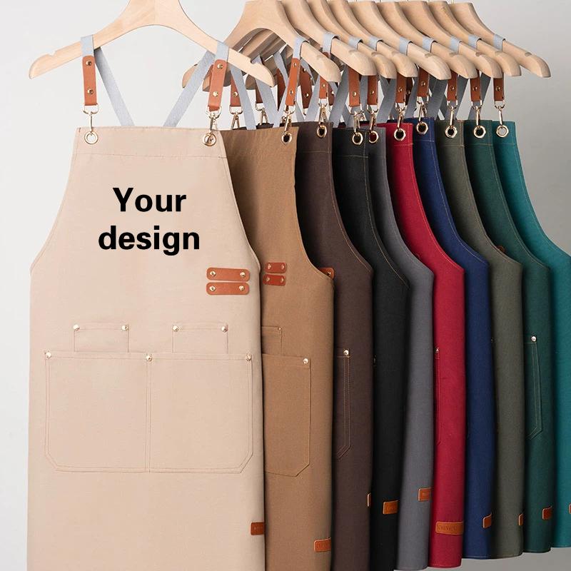 Camping Cooking Apron - Wodoodporny fartuch z płótna z własnym