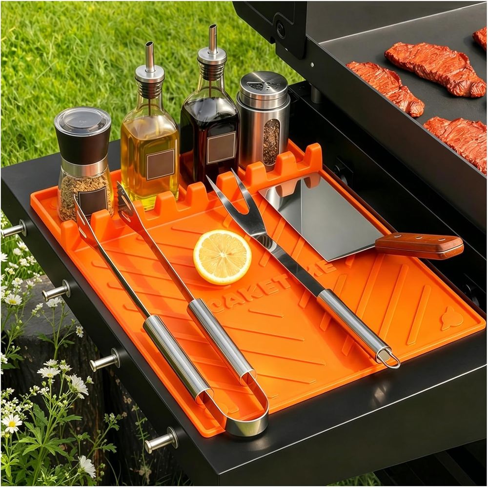 Camping With Cooking - Silikonowe maty do grilla lub akcesoria