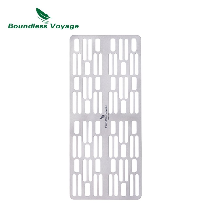 Camping Cooking Survival - Boundless Voyage Outdoor Camping Titanium Charcoal