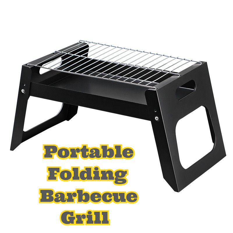 Camping Cooking Gifts - Przenośny grill węglowy składany kompaktowy piec