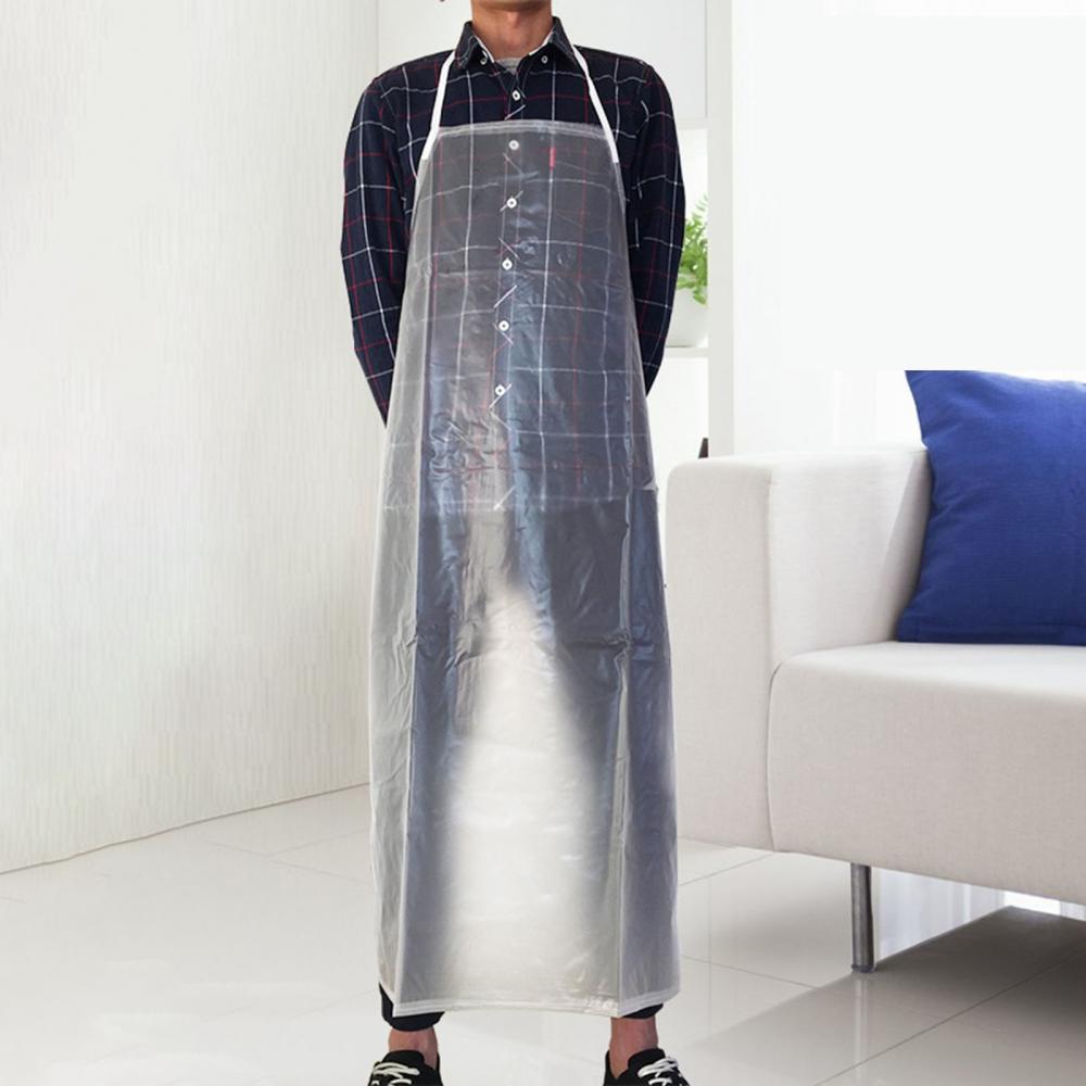 Camping Cooking Apron - Fartuch Wodoodporny Przezroczysty Fartuch PVC Kuchnia