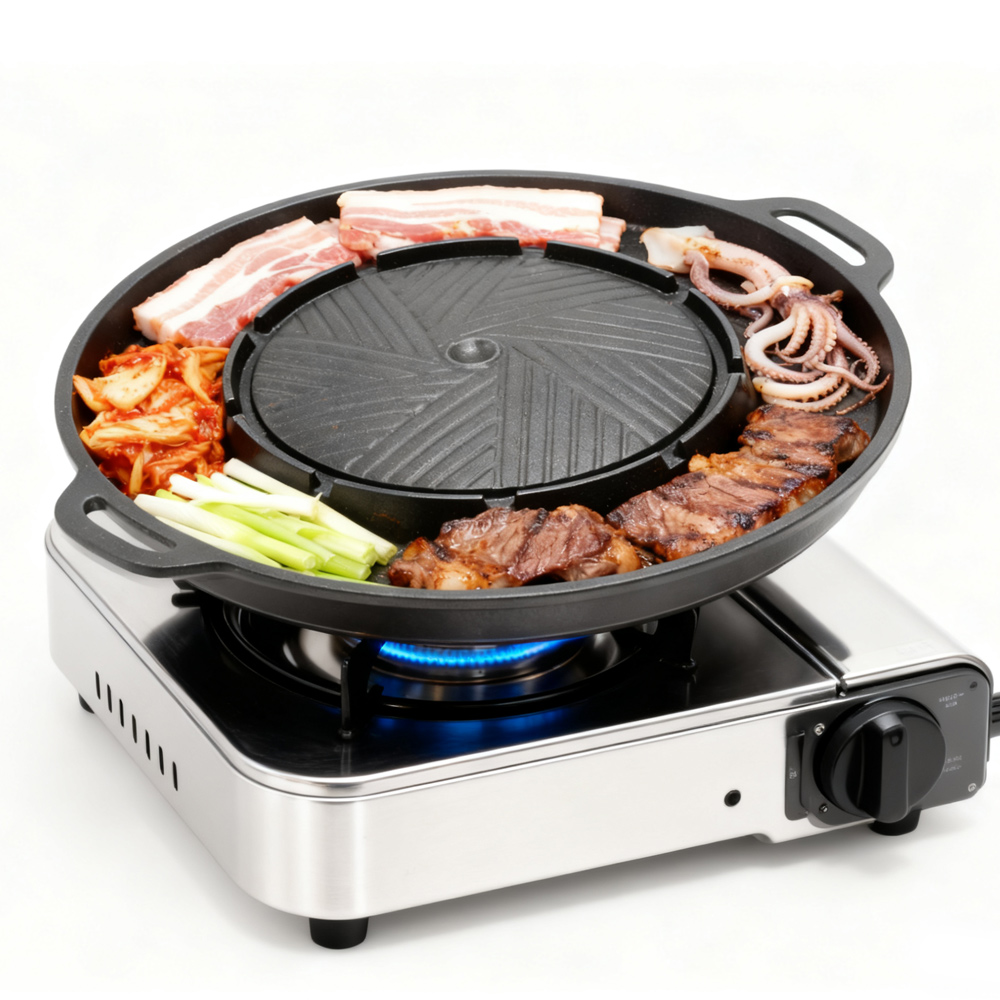 KOSUN Koreańska Patelnia do Gr – Camping Cooking Survival recenzja i cena