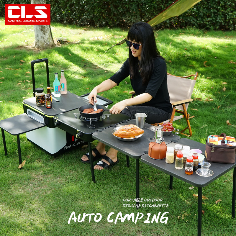 Przenośny składany stół kuchen – Camping Cooking Table With Storage recenzja i cena