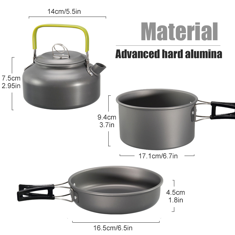 WESTTUNE Zestaw naczyń kemping – Camping Cooking Survival recenzja i cena
