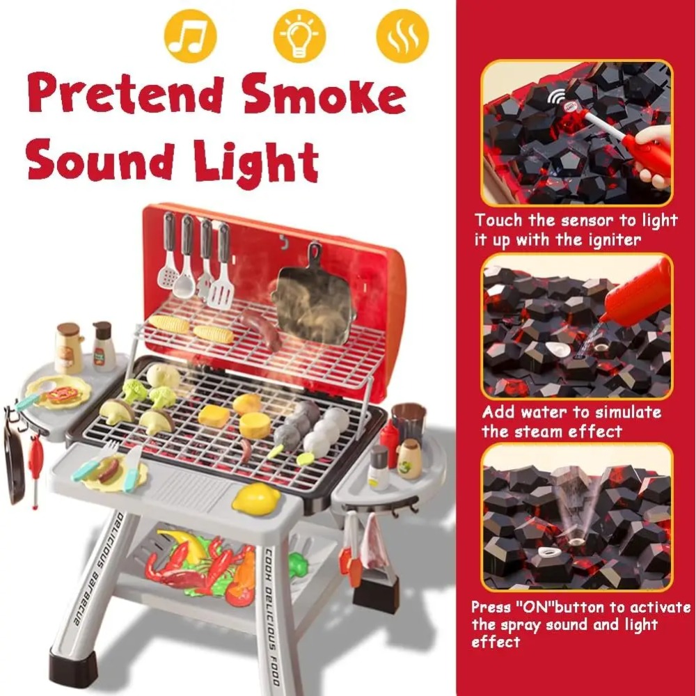 Zestaw zabawek grill do grillo – Camping Cooking Gifts recenzja i cena