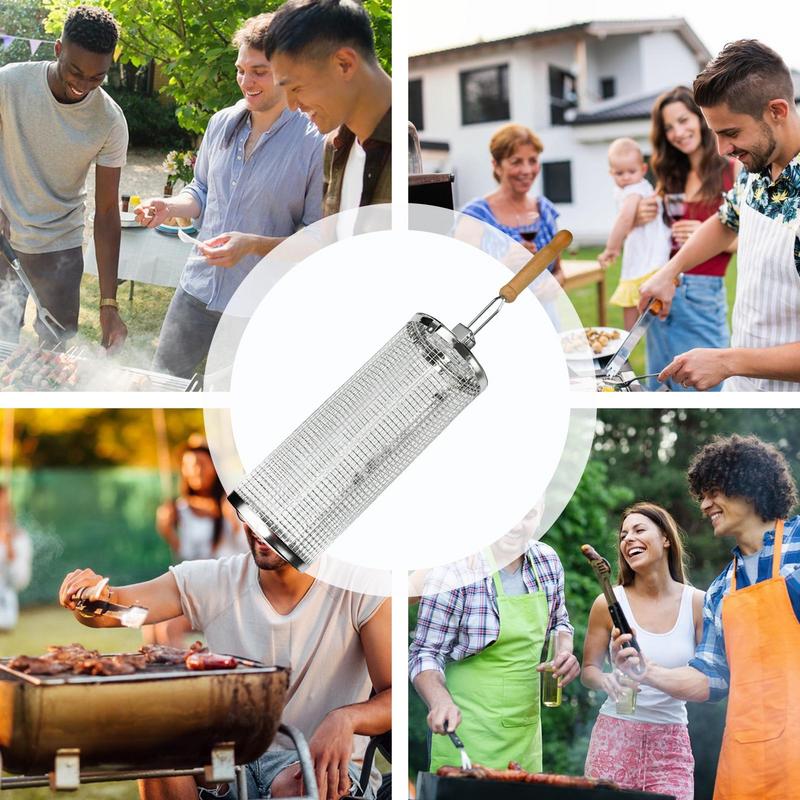 1 szt. Obrotowa klatka do gril – Camping Cooking Gifts recenzja i cena