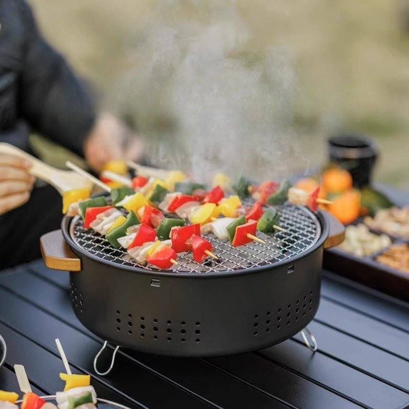Sprzęt Kempingowy Grill na Węg – Camping Cooking Range recenzja i cena