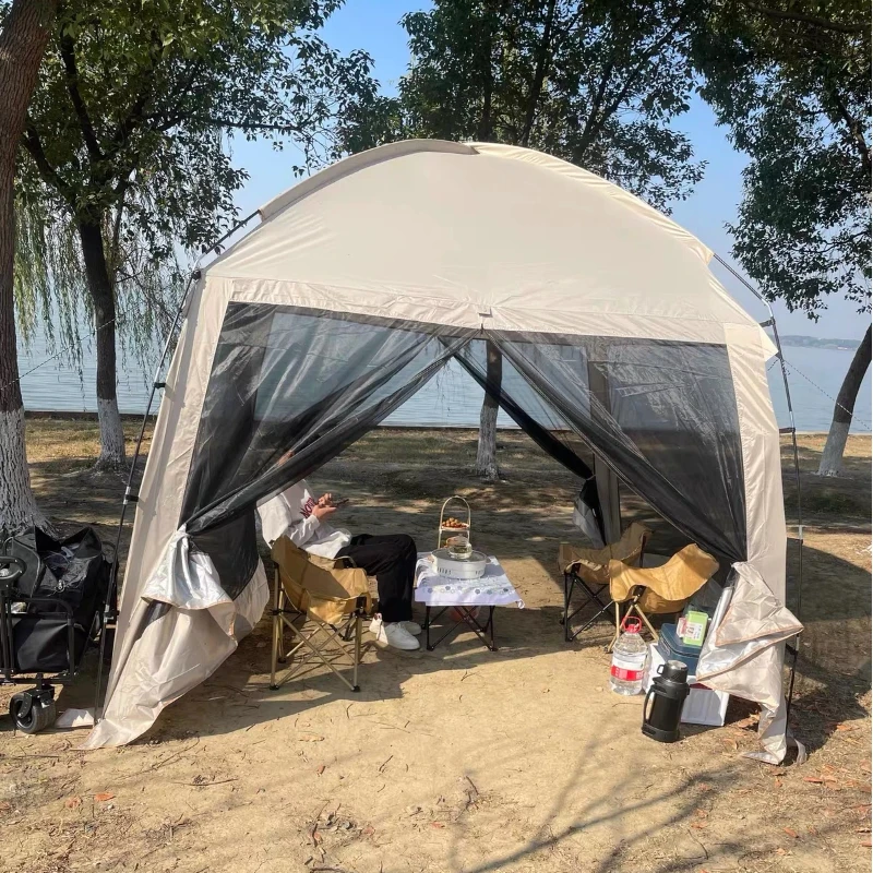 Namiot przeciwsłoneczny na kem – Camping Cooking Canopy recenzja i cena