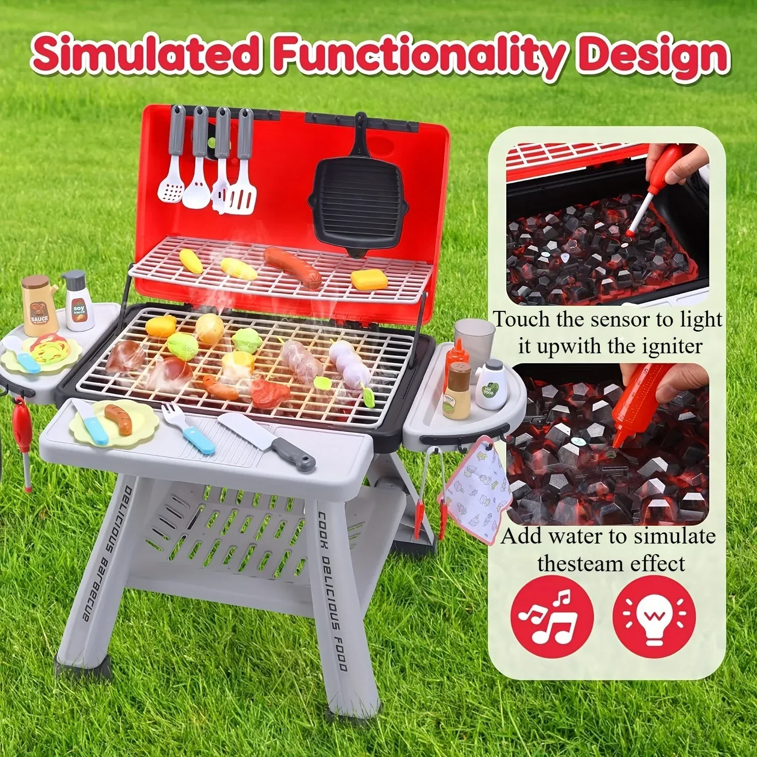 Zestaw zabawek do grillowania  – Camping Cooking Gifts recenzja i cena