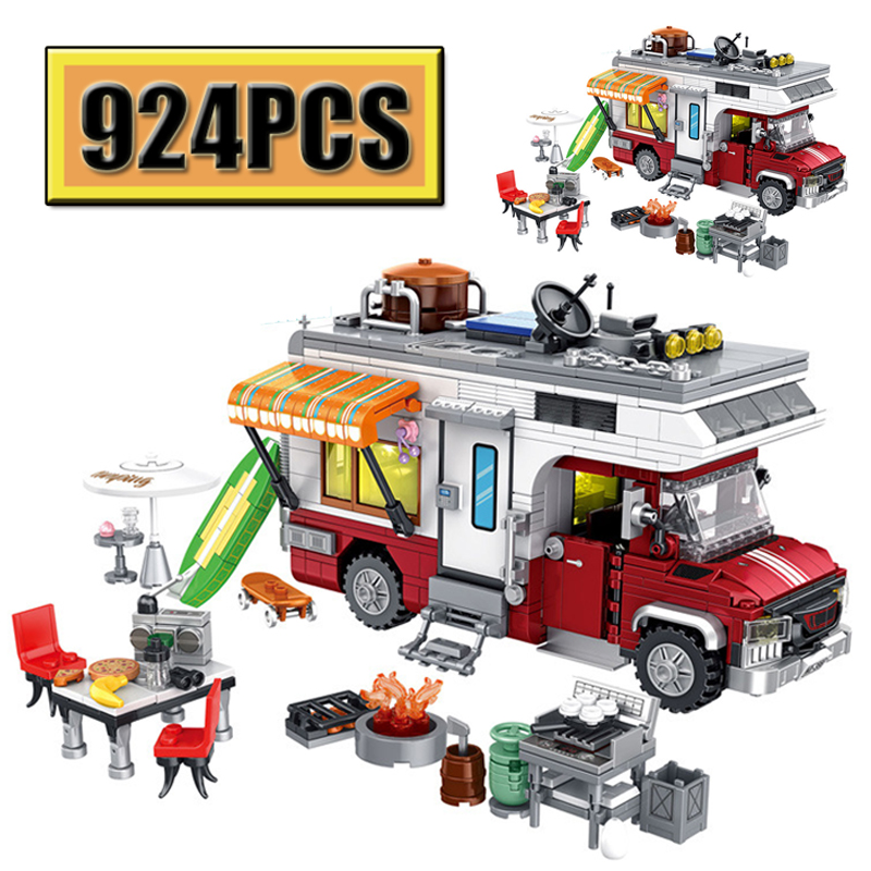 MOC 924 elementy Seria City Ka – Camping Cooking Gifts recenzja i cena