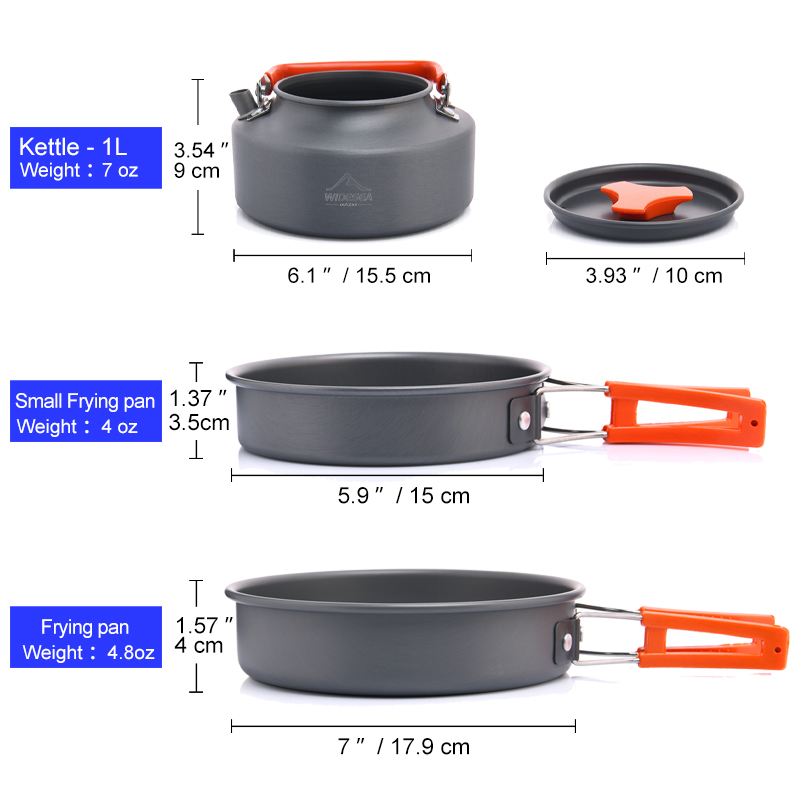 Widesea Camping Outdoor Cookwa – Camping Cooking Trangia recenzja i cena