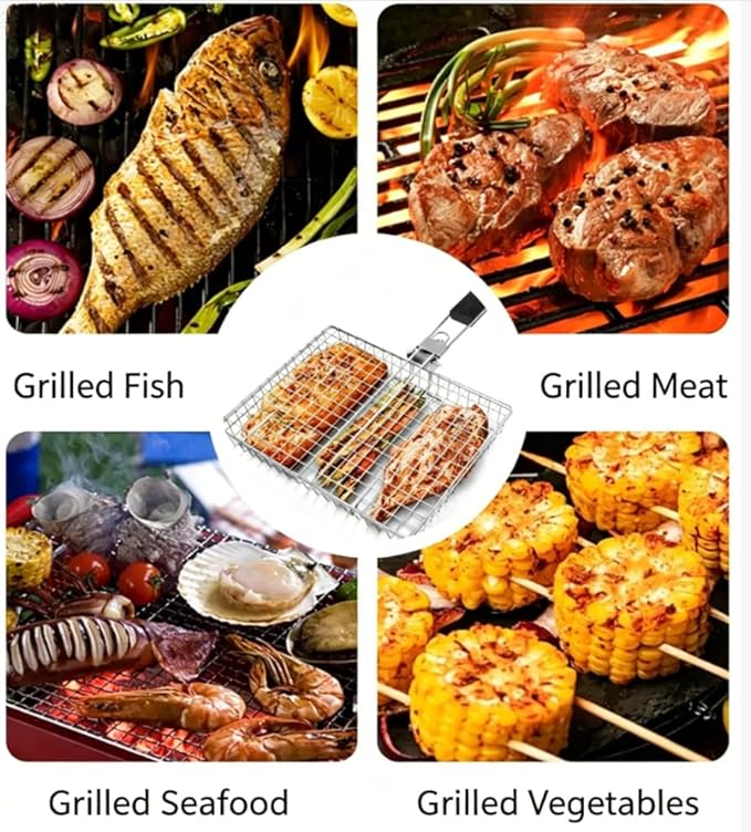Duży składany kosz do grillowa – Camping Cooking Gifts recenzja i cena