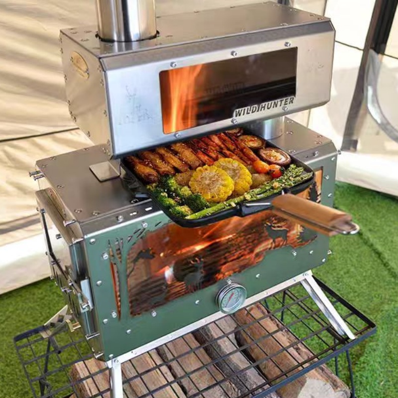 Kuchenka na drewno kempingowa  – Camping With Cooking recenzja i cena