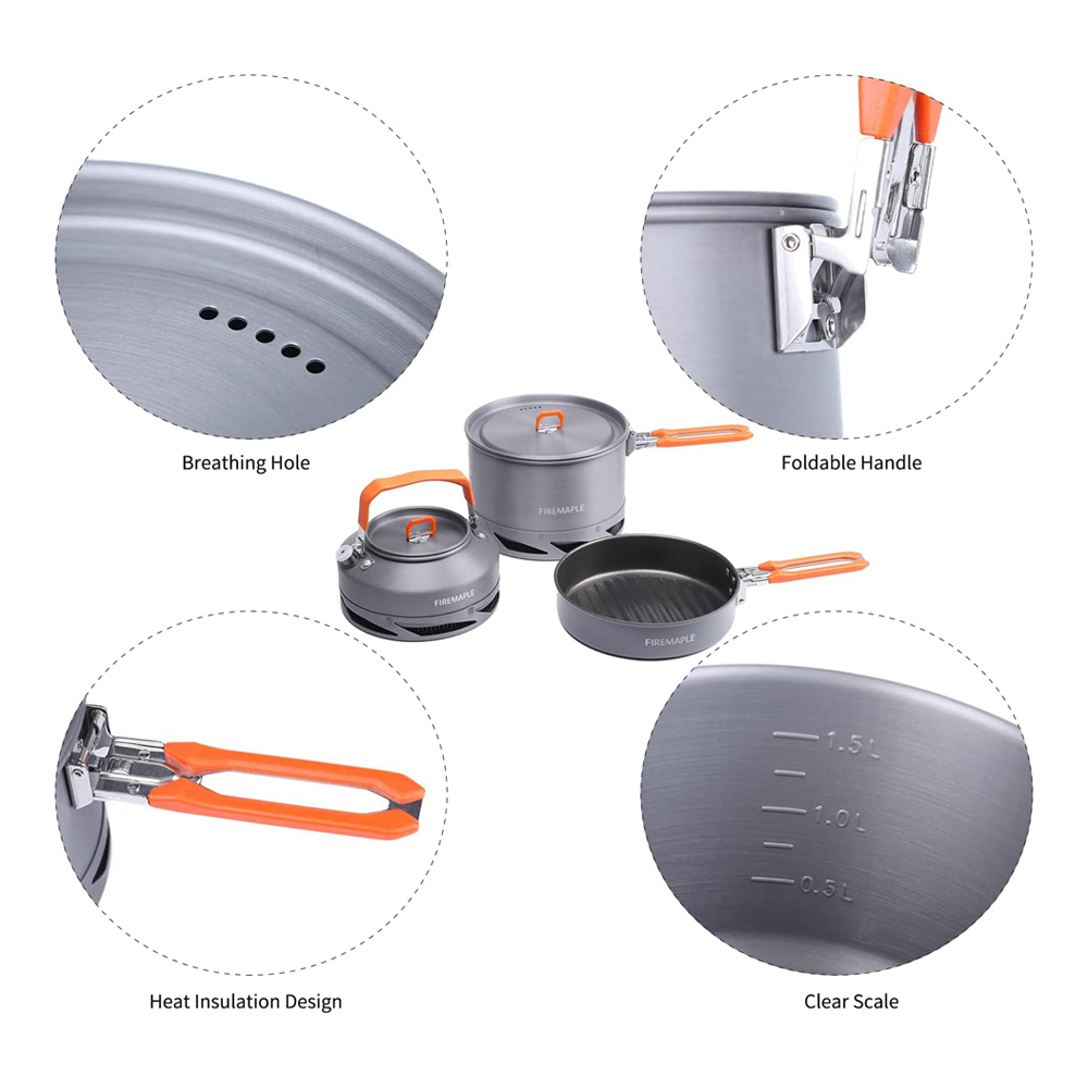 Fire Maple garnków Camping pie – Camping Cooking Trangia recenzja i cena