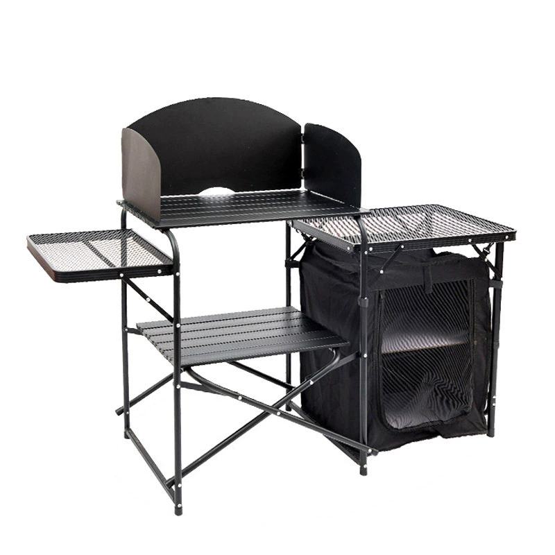 Składany stół kempingowy na ze – Camping Cooking Table With Storage recenzja i cena