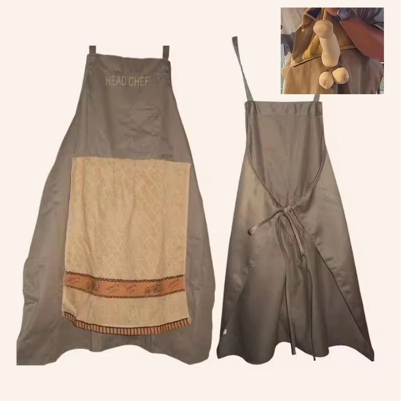 Nowy Prankowy Fartuch Szefa Ku – Camping Cooking Apron recenzja i cena